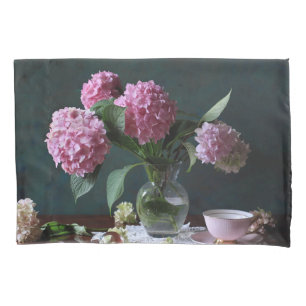 Flowers Hydrangeas in Vase