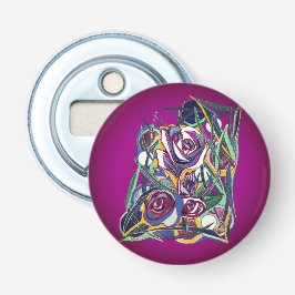 Flowers, with purple background