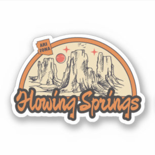 Flowing Springs, Arizona Adesivo
