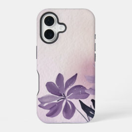 Flox de Roxo abstrato Floral Roxo