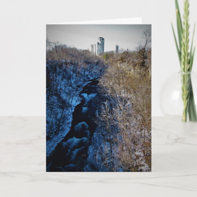 "Flua Para Longe!" Cartão de Natal (Frente)