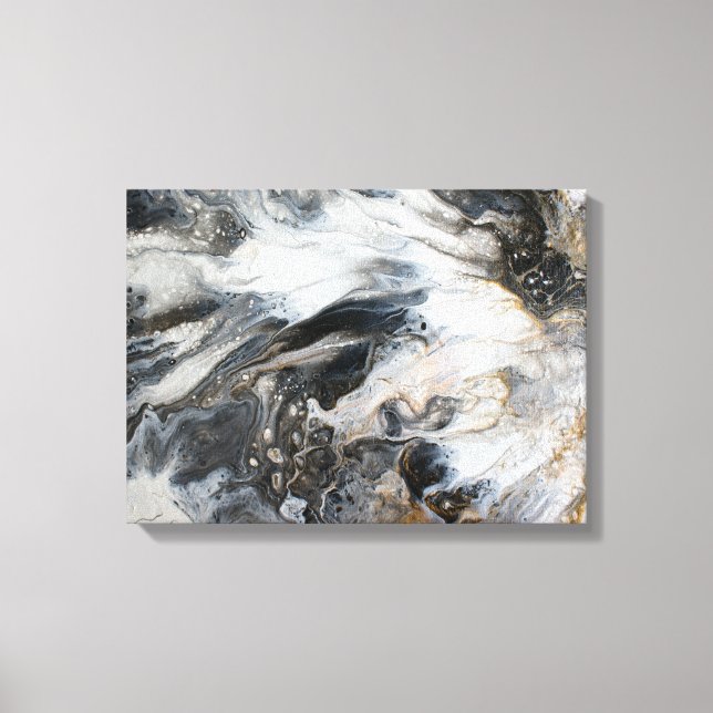 Fluid pour canvas de arte acrílica (Frente)