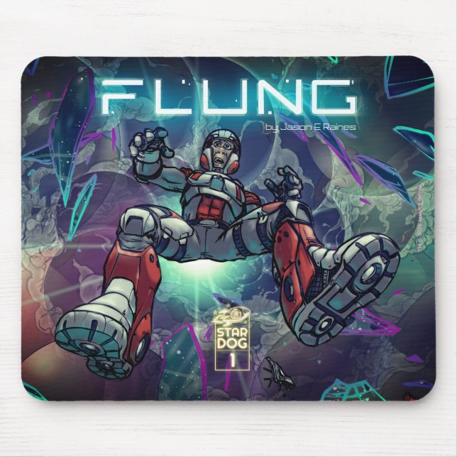 FLUNG - Caindo Pelo Espaço e Tempo - Mousepad (Frente)