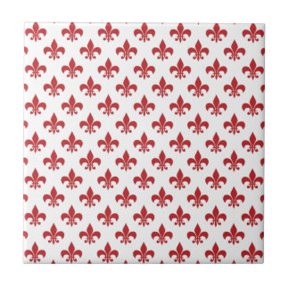 Fluru-de-lys, vermelho e branco