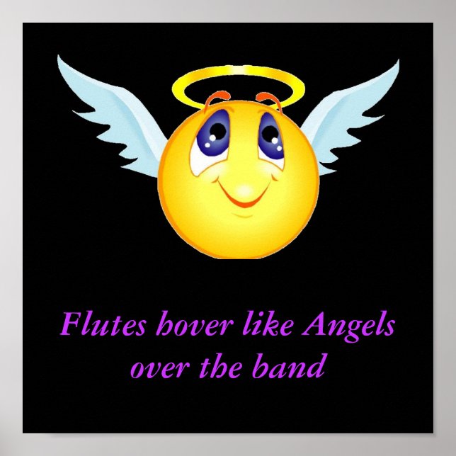 Flute Angel Poster (Frente)