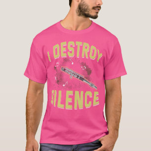 Flute Lover Camisa Engraçado Instrumento Musical D