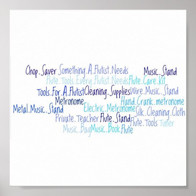 Flute Tools Poster (Frente)