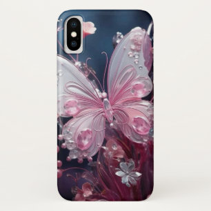Flutter & Sparkle: capas de iphone de borboleta ro