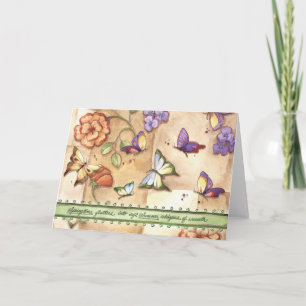 Flutters Springtime - Cartão de Saudação