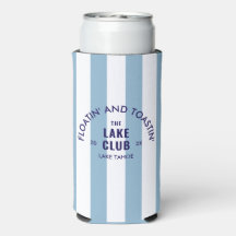Flutuando E Torrando No Lake Club Blue Stripe