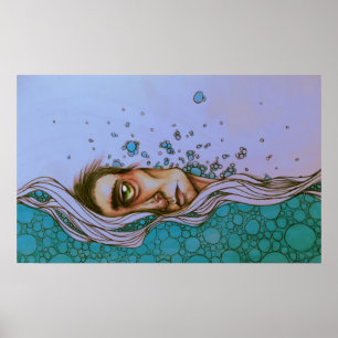 "Flutuando sobre" pelo poster