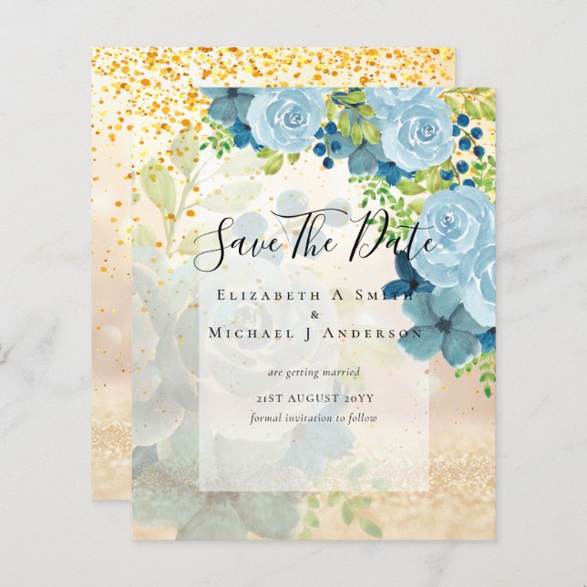 FLUXAS AZUIS DATAS DE SALVAMENTO - ORÇAMENTO (Frente/Verso)