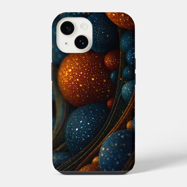 Fluxo Celestial: Esferas de Abstrato em movimento (Verso)