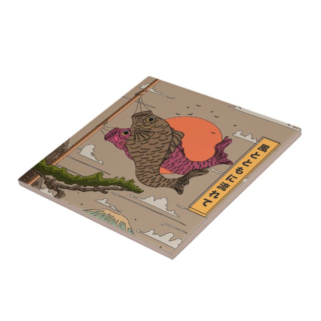 Fluxo com o Vento Koinobori (Lateral)