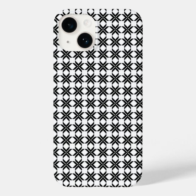 ✨ Fluxo de Geometria Monocromática Preto e Branco  (Verso)