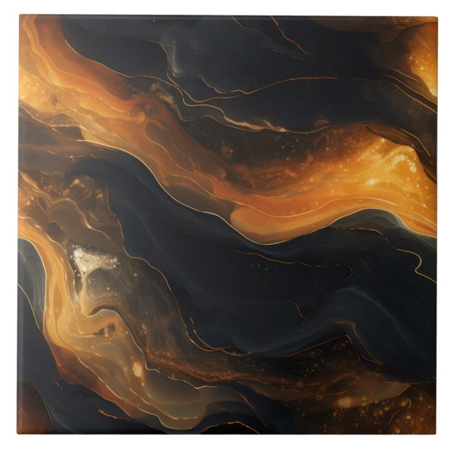 Fluxo de Lava Abstrato Dinâmico (Frente)