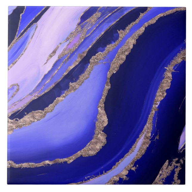 Fluxo de Lavanda e Azul do Lapão (Frente)