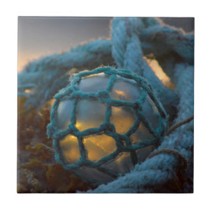 Fluxo de pesca de vidro, Sunset, Alasca