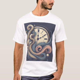 Fluxo do eterno - Design de Camisa T Exclusivo, Ba