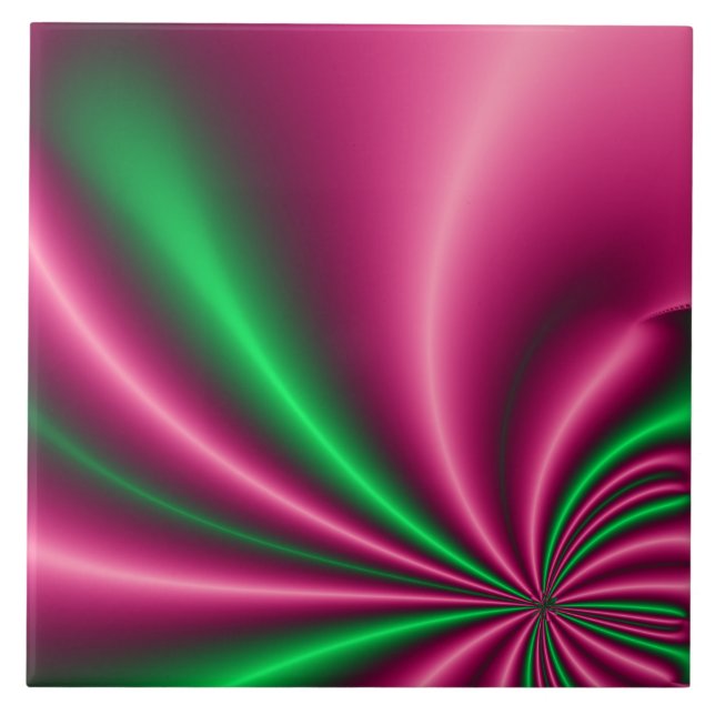 Fluxo Rosa e Verde (Frente)