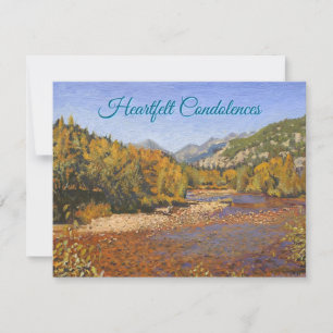 Fluxo Verde Vermelho Azul Laranja no outono