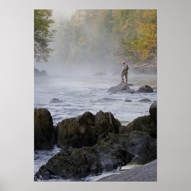 Fly Fishing Poster (Frente)