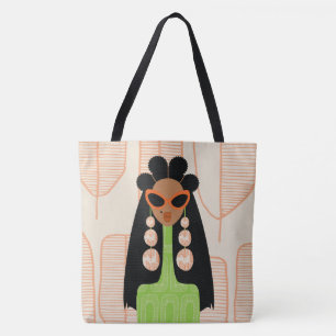 Fly Girl Orange e Green Shouler Bolsa