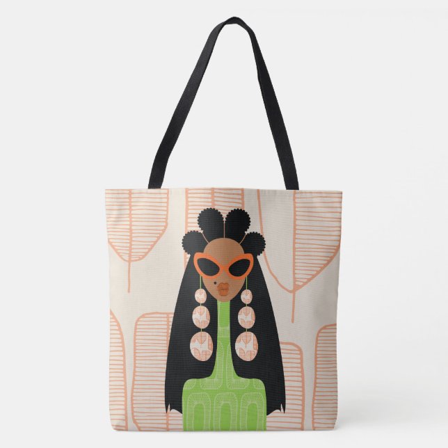 Fly Girl Orange e Green Shouler Bolsa (Frente)