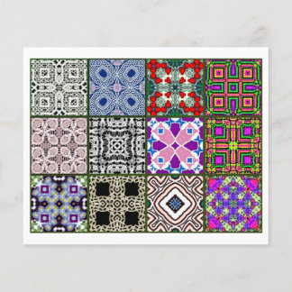 Flyer 12 Azulejos De Saco De Chá Diferentes - Dobragem D