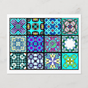 Flyer 12 azulejos diferentes do saquinho de chá -