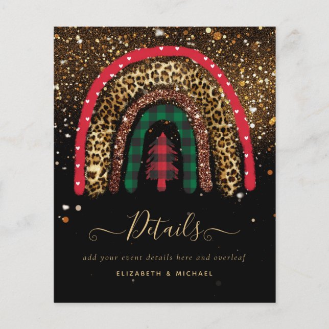 Flyer 2021 - Glama Dourado do Arco-Íris de Natal Persona (Frente)