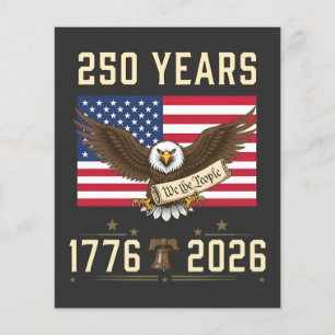 Flyer 250 Anos de Patrimônio Americano 1776 2026