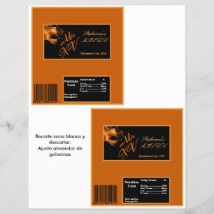 Flyer 2 Ampla mola de Bar de Hershey Mis XV Orange