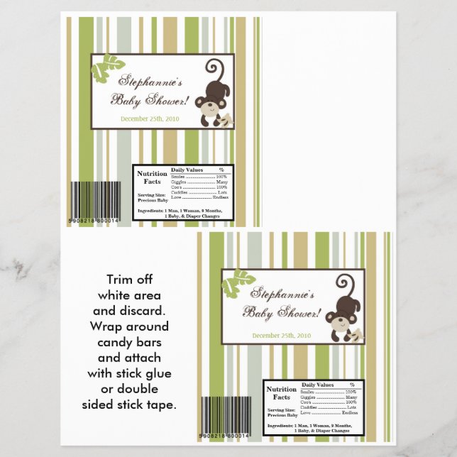 Flyer 2 Anim do Zoológico do Tempo do Macaco com Grande  (Frente)