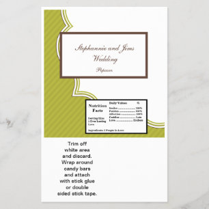 Flyer 2 Bar grande verde e castanho de Hershey