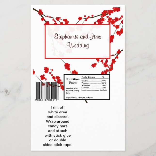 Flyer 2 Embrulho de Barra Grande Hershey's Cereja Rosa C (Frente)