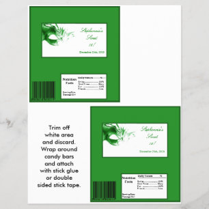 Flyer 2 Embrulho Grande de Barra Hershey's Doce 16 Verde