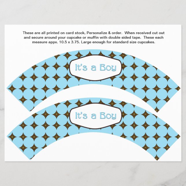Flyer 2 Frascos para injetáveis de Cupcake personalizado (Frente)