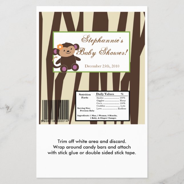 Flyer 2 Grande Bar de Hershey Jacana Purple Animal (Frente)