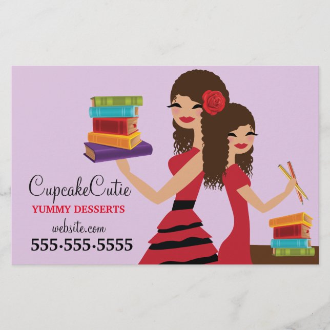 Flyer 311 Meninas Cupcakes Espanholas (Frente)