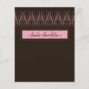 Flyer 311-Panfleto De Chocolate Suave