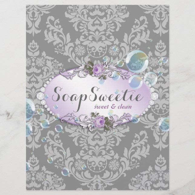 Flyer 311 Sabões e Bolhas feitos à mão (Frente)