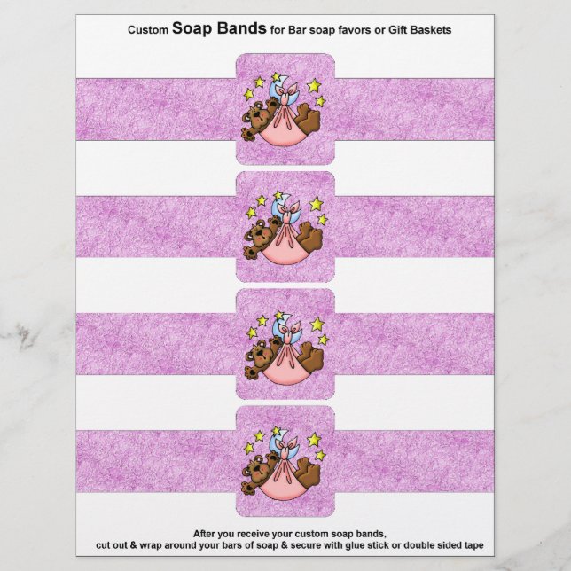 Flyer 4 por folha Bar Sabões Banda Bebê  Favoritos (Frente)