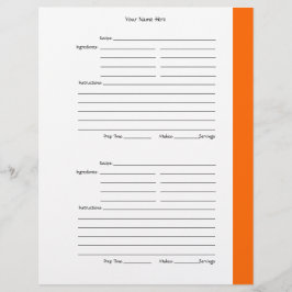 Flyer 4 por página - Páginas de recebimento de 2 lados l