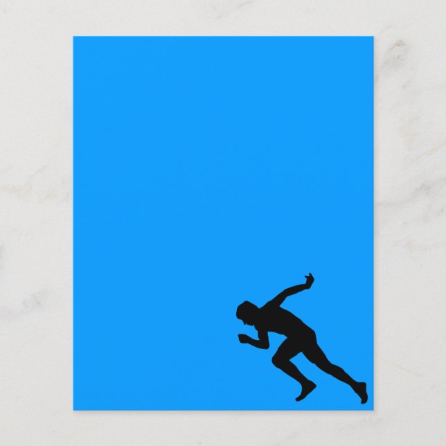 FLYER 5849 CORRENDO A CONCORRÊNCIA DE ESPORTE DO HOMEM M (Frente)