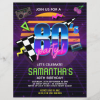 80s Retro Birthday Party