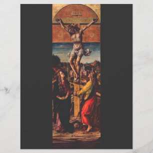 Flyer A Crucificação por Carlo Crivelli