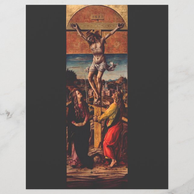 Flyer A Crucificação por Carlo Crivelli  (Frente)
