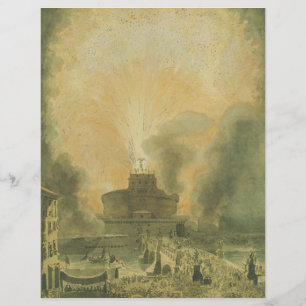 Flyer A Girandola no Castel Sant'Angelo