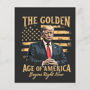Flyer A Idade de Ouro da América Começa Agora